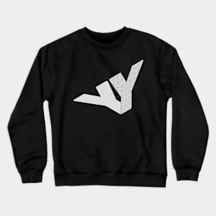 Isometric Alphabet Letter, Letter Y Crewneck Sweatshirt